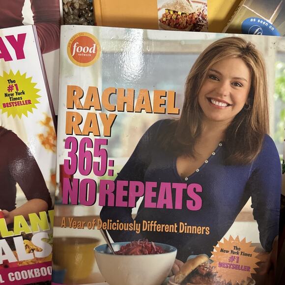 Rachel Ray Cookbooks 7 Book Lot; in great condition! - Picture 3 of 8